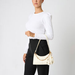 Mini sac cr&egrave;me avec bandouli&egrave;re non amovible, Primadonna, 26D519928EPPANNUNI, 002 preview