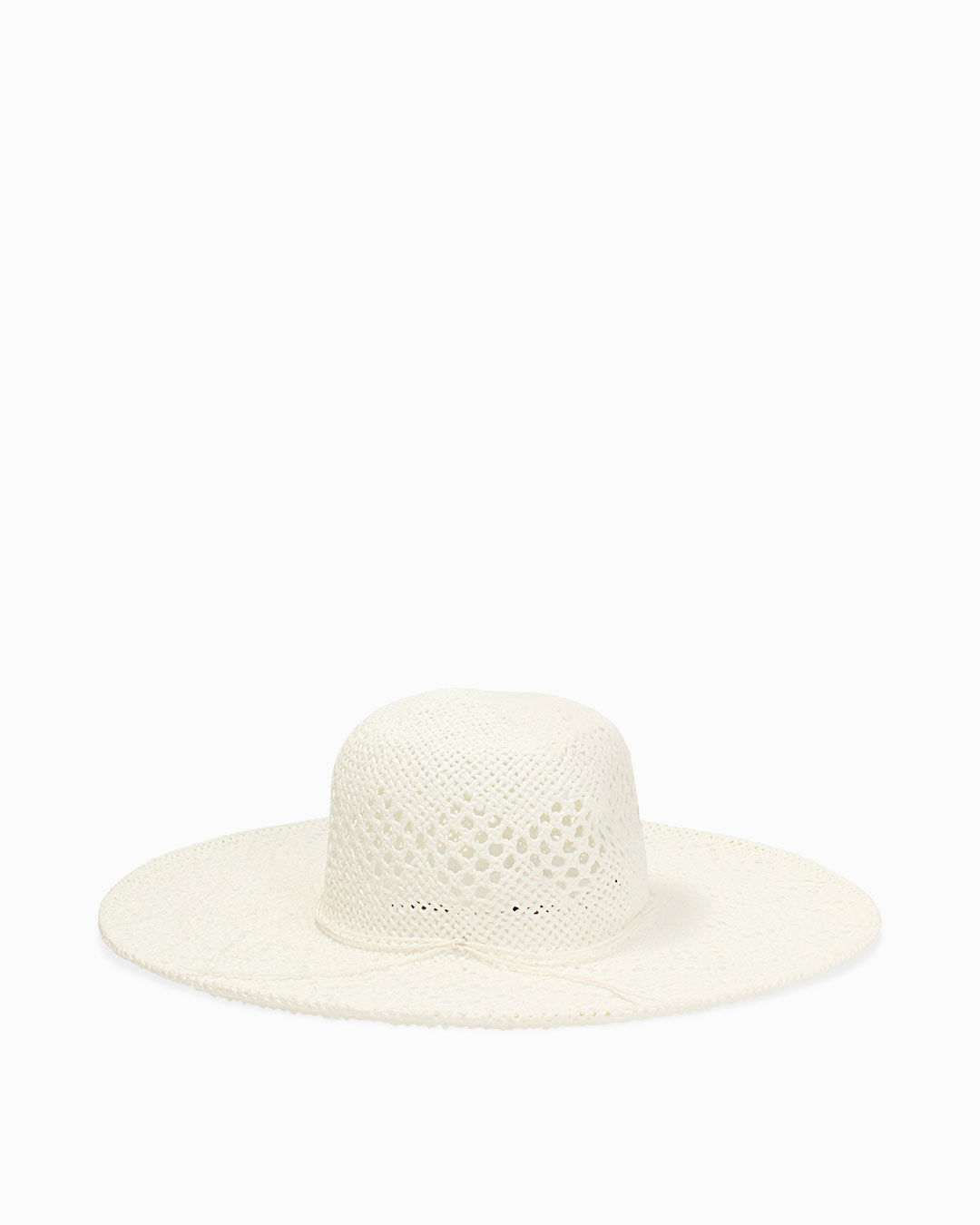 Cappello da donna in paglia bianco