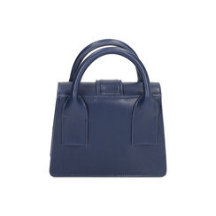 Mini bag a mano blu, Primadonna, 215124537EPBLUEUNI, 003 preview