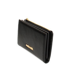 Portafoglio nero con zip, 245124101EPNEROUNI, 002a