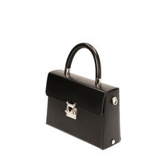 Mini-bag nera a mano, Primadonna, 225125058EPNEROUNI, 002a