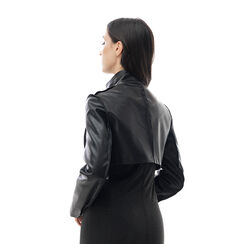 Giubbino nero con zip, Primadonna, 23U132207EPNEROL, 002a