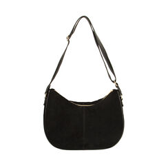 BORSA BORSA A SPALLA CAMOSCIO NERO, Primadonna, 22U309911CMNEROUNI, 001a