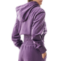 Sweat-shirt violet en velours , Primadonna, 20C910005VLVIOLM, 002a
