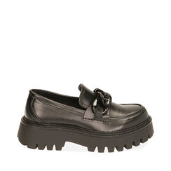 Mocassin noir confortable, Primadonna, 240628920ABNERO035, 001a