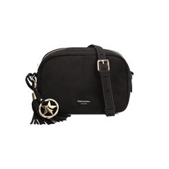 Minibolso negro en microfibra con cruzado, Primadonna, 265126459MFNEROUNI, 001 preview