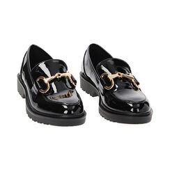 WOMEN SHOES MOCASSINS SYNTHETIC PATENT N, Primadonna, 234902001VENERO035, 002 preview