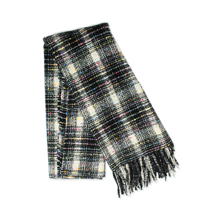 Écharpe noire en tissu, Primadonna, 26B431810TSNEROUNI