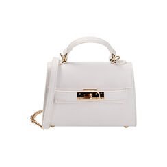 Borsa a trapezio bianca, Primadonna, 215124555EPBIANUNI, 001 preview