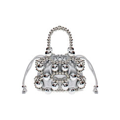 Mini bag donna argento in metallo, Primadonna, 255109930MTARGEUNI, 001 preview