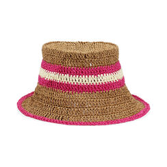 Chapeau femme fuchsia en raphia, Primadonna, 25J904047RFFUCSUNI, 001 preview