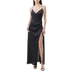 Vestito nero longuette, Primadonna, 21C921028TSNEROS, 001 preview
