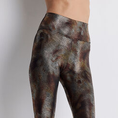 Leggings bronzo stampa vipera, Primadonna, 22B400301EVBRONUNI, 003 preview