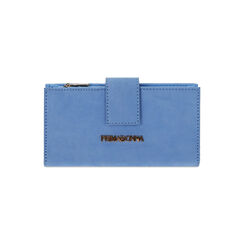 Portafogli in microfibra celeste, New Collection, 215122158MFCELEUNI, 001 preview