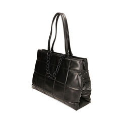 Borsa a spalla nera matelassé quadrata, Primadonna, 22F508973EPNEROUNI, 002 preview