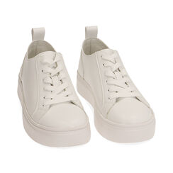 Sneakers low bianche, Primadonna, 210690203EPBIAN036, 002 preview