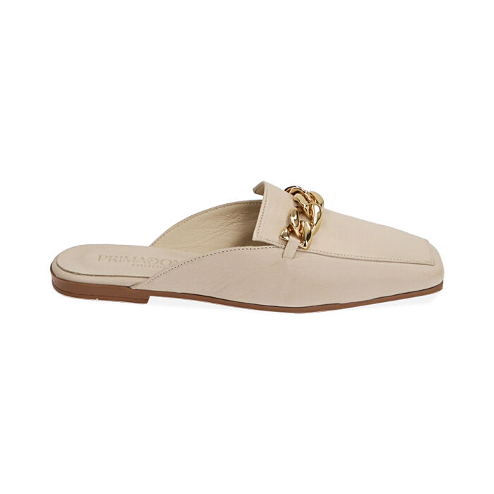 Sabot donna panna in pelle Primadonna Collection