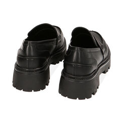 Mocassini chunky neri, suola 5 cm, Primadonna, 224954308EPNERO041, 003 preview