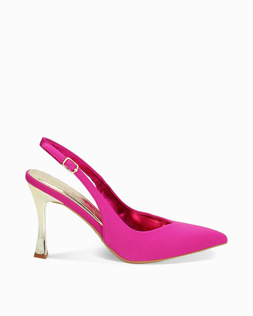 WOMEN SHOES CHANEL LYCRA FUCS, FUCHSIA