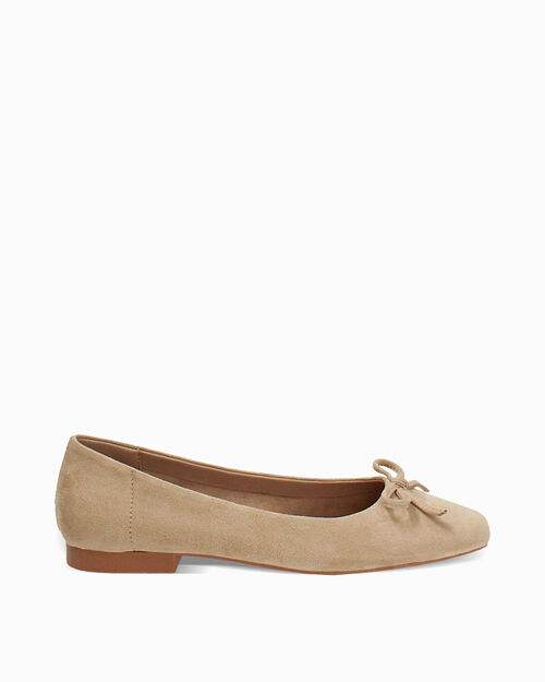 Ballerine beige dal design essenziale, BEIGE