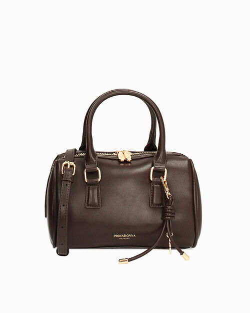 Mini bag testa di moro con tracolla removibile, DK BROWN