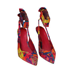 Décolleté lace-up multicolor in raso, tacco 9 cm, Primadonna, 212111316RSMUFU035, 002 preview