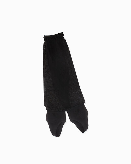 Jambi&egrave;res noir en tissu, BLACK