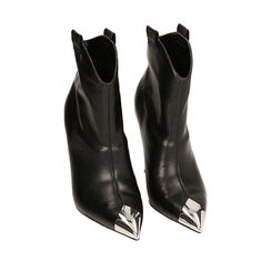 WOMEN SHOES DEMI-BOOT SYNTHETIC NERO, Primadonna, 222179745EPNERO036, 002a
