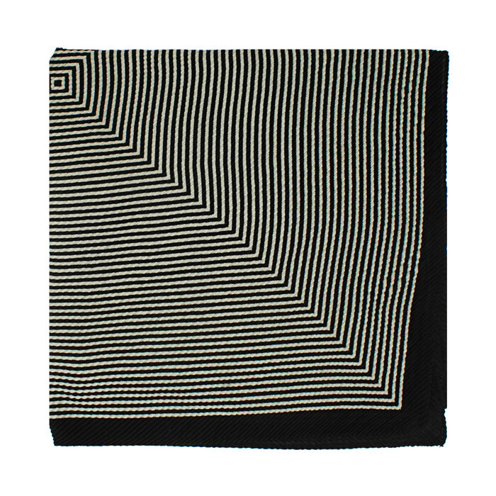 Pashmina noire et blanche en tissu élégant, Primadonna, 26B446831TSNEBIUNI