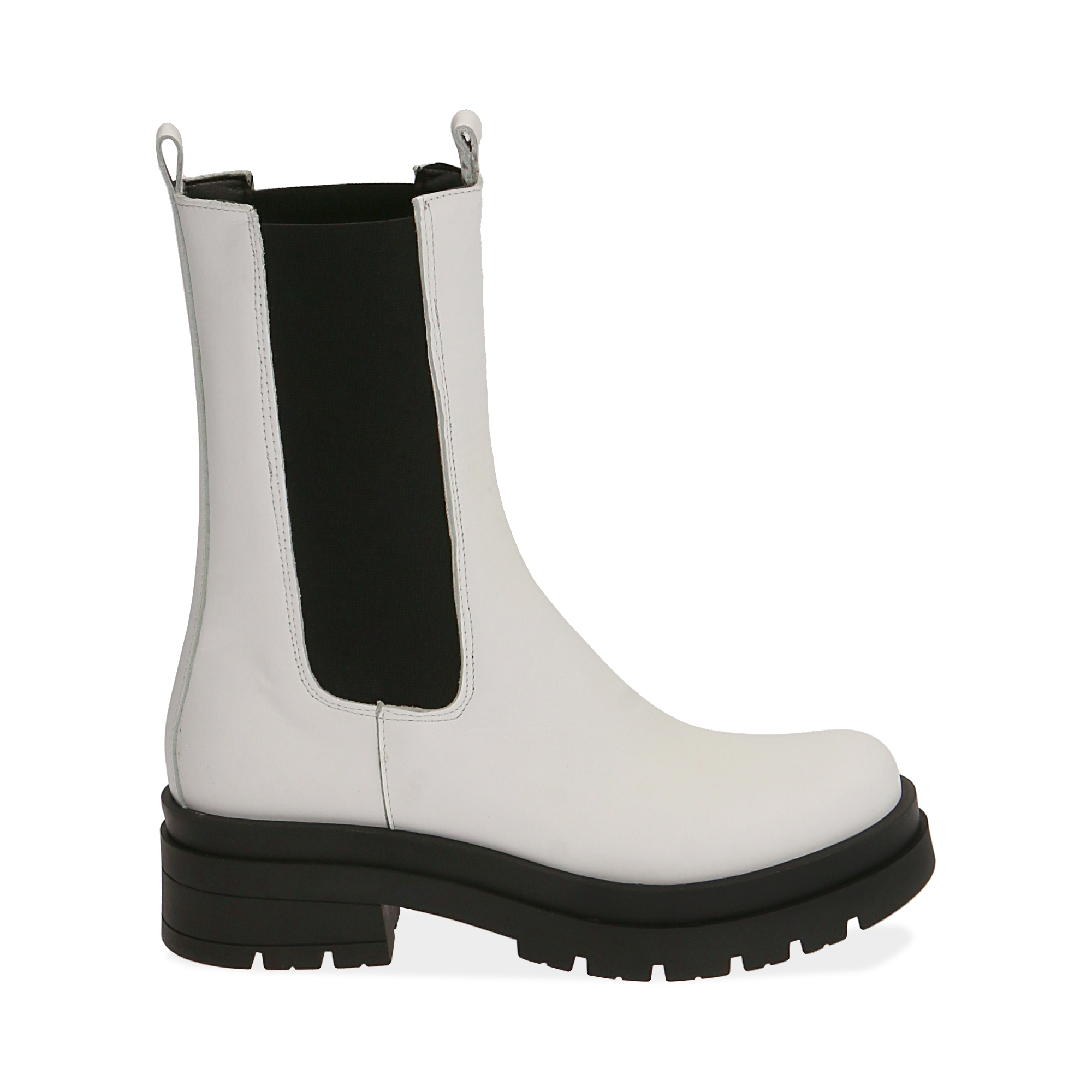 Botin chelsea blanco Clearance