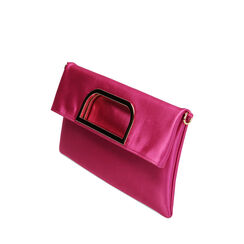 BAG POCHETTE RASO FUCS, Primadonna, 215108714RSFUCSUNI, 002a