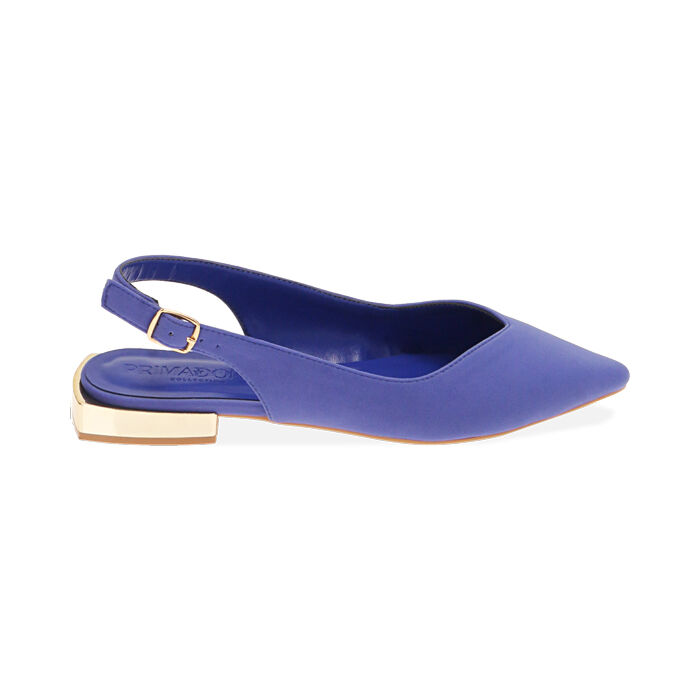 Ballerine viola slingback in tessuto, Primadonna, 214934666LYVIOL035