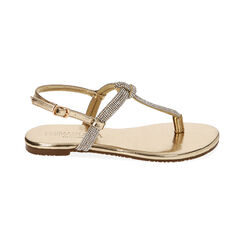 Sandali oro infradito, Ultime Occasioni, 214992817LMOROG035, 001 preview