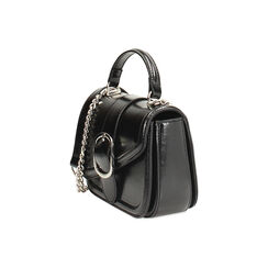 Mini bag nera lucida con tracolla removibile, Primadonna, 26D519931EUNEROUNI, 003 preview