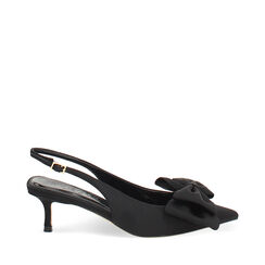 D&eacute;collet&eacute; slingback nere tacco 5 cm, Primadonna, 272115911LYNERO035, 001a
