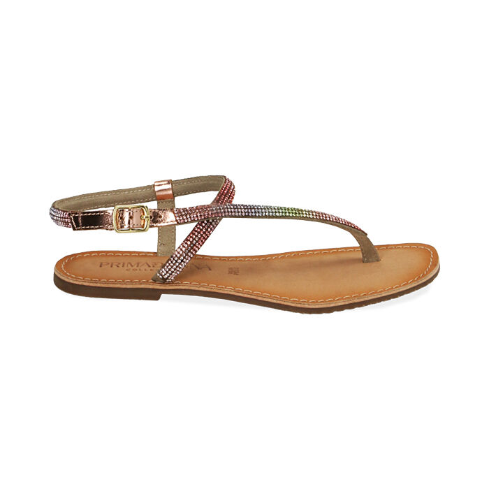 Sandali con cheap strass bassi