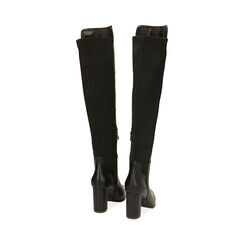 Botas por encima de la rodilla negras, tacón 8,5 cm, Primadonna, 203016689EPNERO035, 003 preview