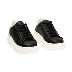 Baskets femme noires, Primadonna, 250602101EPNERO035, 003 preview