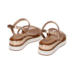 Zeppe donna rosa oro a specchio con pietre, Primadonna, 254927286SRRAOR039, 004 preview