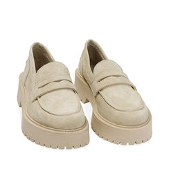 WOMEN SHOES MOCASSINS SUEDE GHIA, Primadonna, 21L615001CMGHIA038, 002a