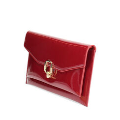 Pochette bordeaux in naplack, 245125883NPBORDUNI, 002a