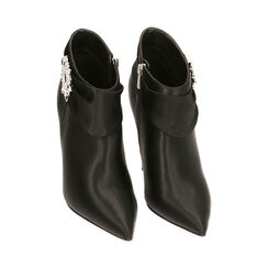 ZAPATOS BOTAS CAÑA CORTA RASO NERO, Primadonna, 202186104RSNERO036, 002 preview