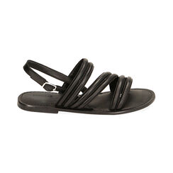 WOMEN SHOES FLAT LEATHER NERO, Primadonna, 216702071PENERO037, 001 preview