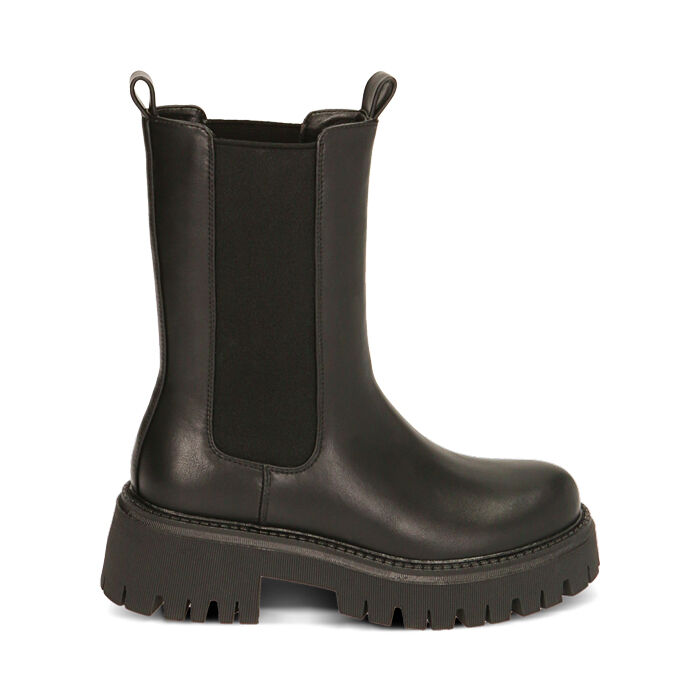 Botines sales chelsea negros