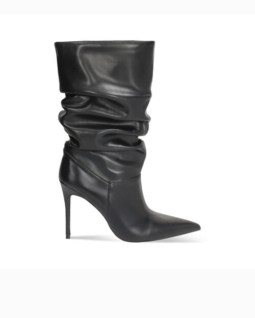 WOMEN SHOES DEMI-BOOT SYNTHETIC NERO, BLACK