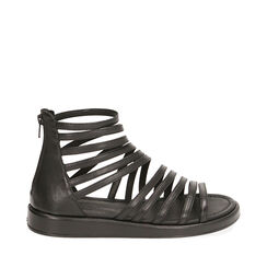 ZAPATOS FLAT PIEL NERO, 19M320005PENERO036, 001a
