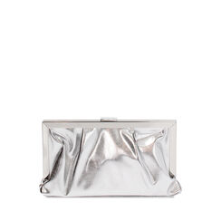 Pochette argento scintillante con tracolla removibile, Primadonna, 270300852LMARGEUNI, 001a