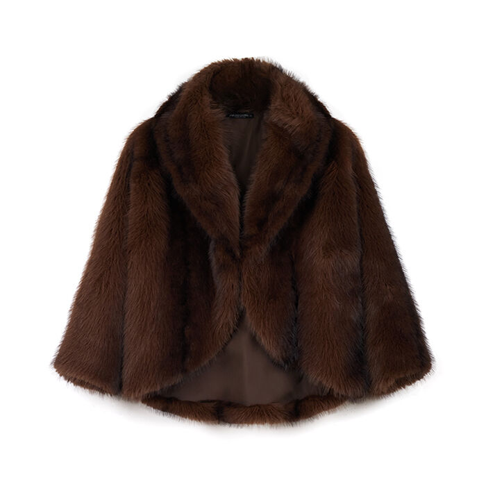 ABBIGLIAMENTO PELLICCIA FUR MORO, Primadonna, 26B402404FUMOROUNI