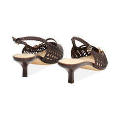 Escarpin marron fonc&eacute; talon 4,5 cm, Primadonna, 272149020EIMORO036, 004 preview