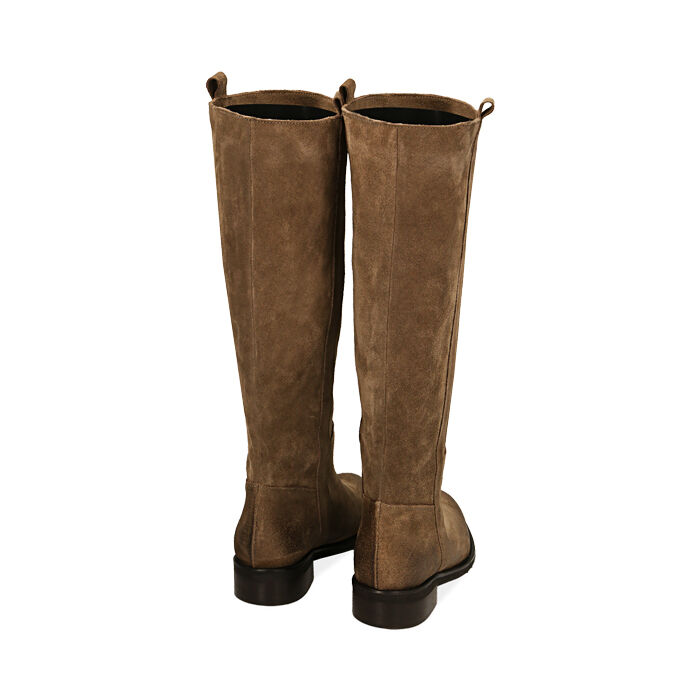 Stivale paris taupe - GISEL MOIRE - Pk by Paskal